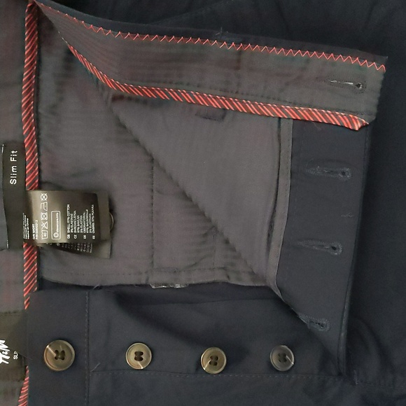 H&M Men's Slim Fit Navy Dress Pants 34R NWT - Picture 4 of 8